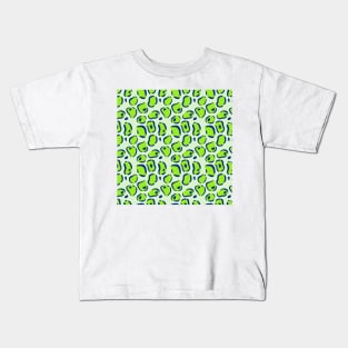 Green Animal Print Kids T-Shirt